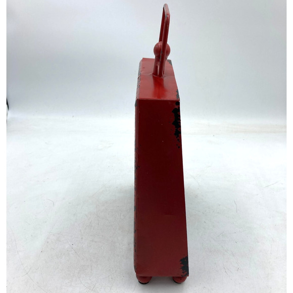 Antique de Paris Heavy Metal Retro Rustic Cowbell Farmhouse CLOCK 12.5"x8.5"‎ - Picture 5 of 8